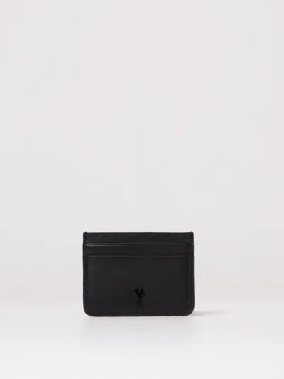 Ami Alexandre Mattiussi Wallet Ami Paris Men Color Black