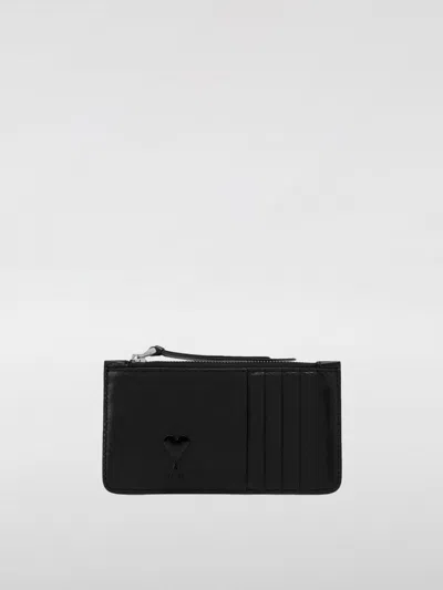 Ami Alexandre Mattiussi Wallet Ami Paris Men Colour Black In 黑色