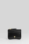 Ami Alexandre Mattiussi Wallet In Black Leather In Black