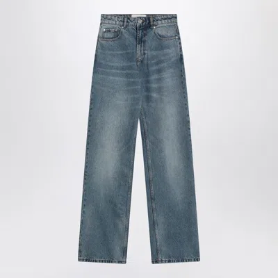 Ami Alexandre Mattiussi Washed Blue Denim Jeans In Light Blue