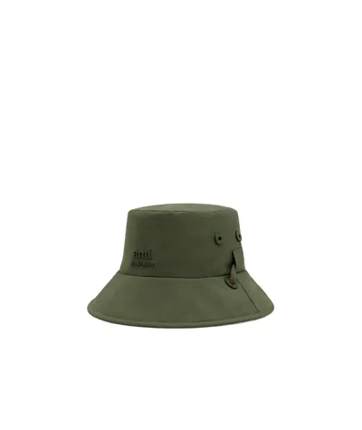 AMI ALEXANDRE MATTIUSSI AMI LOGO LETTERING BUCKET HAT