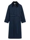 Ami Alexandre Mattiussi Ami Paris Waterproof Coat With Belt