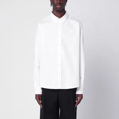 Ami Alexandre Mattiussi Ami Paris White Ami De Coeur Shirt