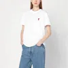 Ami Alexandre Mattiussi Ami Paris Ami Paris De Coeur Cotton T-shirt In White