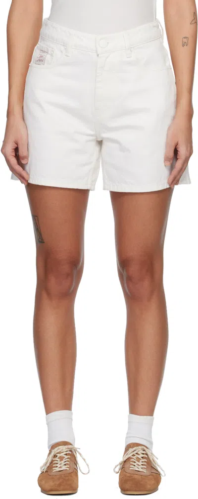Ami Alexandre Mattiussi White 'ami Paris Heritage' Denim Shorts