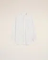 Ami Alexandre Mattiussi Ami Paris Shirts In Offwhite/blue Note/navy Blue