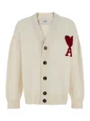 Ami Alexandre Mattiussi Cardigan Ami Paris Men Color White In White