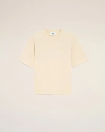 Ami Alexandre Mattiussi White Cotton Ami De Coeur T-shirt White In Neutral