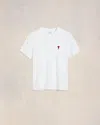 Ami Alexandre Mattiussi Ami Paris Ami Paris De Coeur T-shirt In White