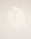 Ami Alexandre Mattiussi White Cotton Embossed Ami De Coeur Hoodie White In White