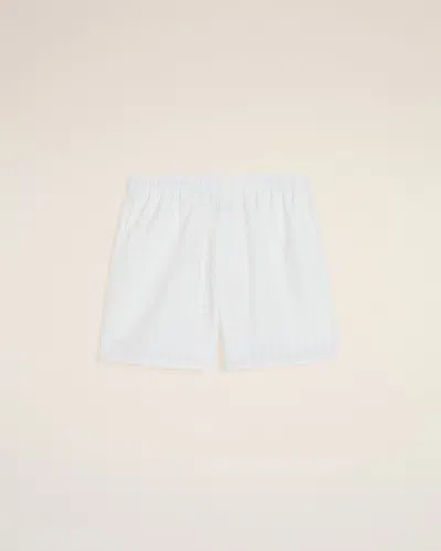 Ami Alexandre Mattiussi White Cotton Large Fit Shorts White