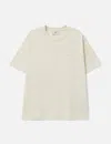 Ami Alexandre Mattiussi White Cotton Short Sleeves T-shirt In Neutral