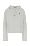 Ami Alexandre Mattiussi White Cotton Sweatshirt In White