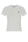 Ami Alexandre Mattiussi Ami Paris Ami De Coeur Tshirt In White