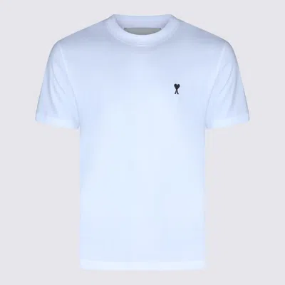 AMI ALEXANDRE MATTIUSSI WHITE COTTON T-SHIRT