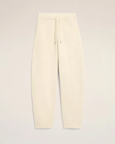 Ami Alexandre Mattiussi White Cotton Track Pants With Heritage Ami Paris Label White In Ivory