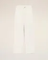 Ami Alexandre Mattiussi White Cotton Worker Trousers White In White