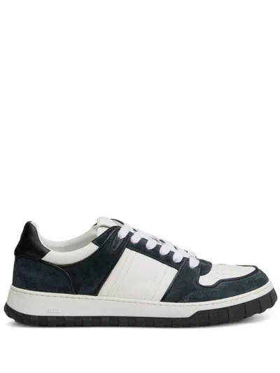 AMI ALEXANDRE MATTIUSSI WHITE LACE-UP SNEAKER