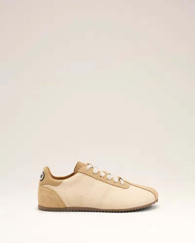 Ami Alexandre Mattiussi White Nylon Soft Sneakers White In Ivory