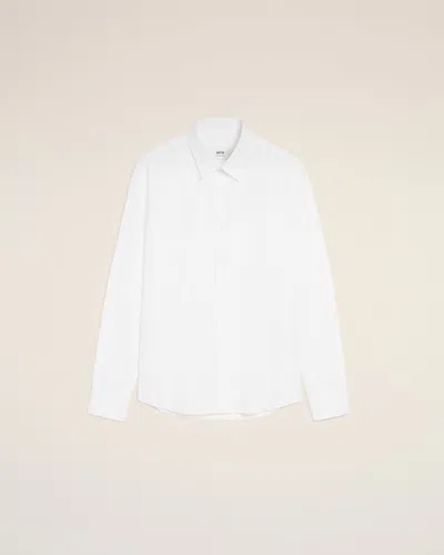 Ami Alexandre Mattiussi White Poplin Cotton Tailor Shirt White