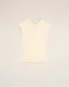 Ami Alexandre Mattiussi White Sleeveless Raw Edge Details Top White In White