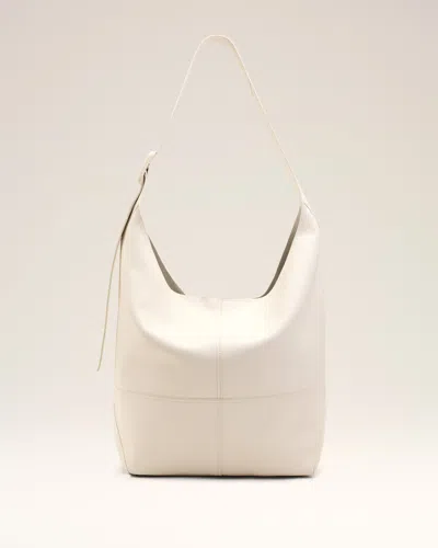 Ami Alexandre Mattiussi White Soft Leather Etienne Crossbody Bag White