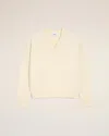 Ami Alexandre Mattiussi White Wool Ami De Coeur V Neck Sweater White In Neutral