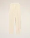 Ami Alexandre Mattiussi White Wool Wide Trousers White In Multi