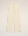 Ami Alexandre Mattiussi White Wool Zipped Trousers White In White