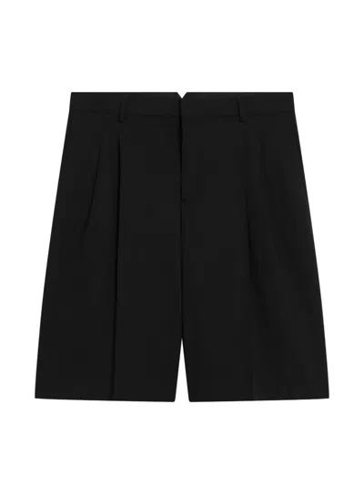 Ami Alexandre Mattiussi Wide Bermuda Shorts In Black