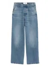 Ami Alexandre Mattiussi Wide Fit Jeans In Used Indigo Denim. In Blue