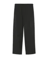 Ami Alexandre Mattiussi Ami Paris Trousers Elasticated Clothing In Black