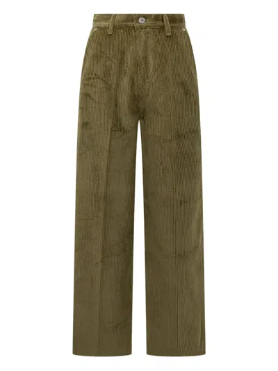AMI ALEXANDRE MATTIUSSI WIDE-LEG CORDUROY TROUSERS