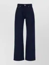 Ami Alexandre Mattiussi Wide-leg Denim Trousers Five Pocket Style In Blue
