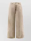 Ami Alexandre Mattiussi Wide-leg Denim Trousers With Patch Pockets In Gray