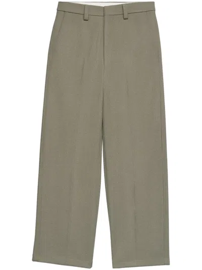 Ami Alexandre Mattiussi Wide Fit Trousers Neutrals For Men