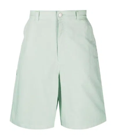 AMI ALEXANDRE MATTIUSSI WIDE-LEG LOOP-STRAP BERMUDA SHORTS