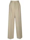 Ami Alexandre Mattiussi Ami Wide Leg Pleated Pants
