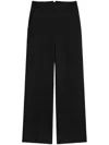 Ami Alexandre Mattiussi Wide-leg Trousers In Black