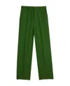 Ami Alexandre Mattiussi Wide-leg Trousers In Green