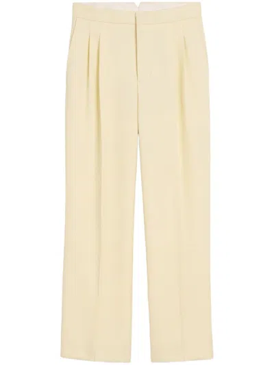 Ami Alexandre Mattiussi Wide-leg Trousers In Neutrals