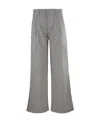 Ami Alexandre Mattiussi Wide-leg Virgin-wool Trousers In Gray