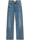 Ami Alexandre Mattiussi Wide-legged Pants With Whiskering Detail