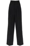Ami Alexandre Mattiussi Ami Chocolate Brown Wool Cargo Trousers In Noir Craie (black)