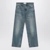 Ami Alexandre Mattiussi Ami Paris Wide Washed Denim Jeans Men