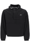 Ami Alexandre Mattiussi Windproof Anorak Jacket With Hood In Black