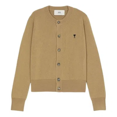Ami Alexandre Mattiussi (wmns) Ami Cardigan 'camel' In Brown