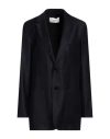 Ami Alexandre Mattiussi Woman Blazer Midnight Blue Size 6 Virgin Wool