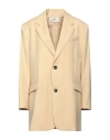 Ami Alexandre Mattiussi Woman Blazer Yellow Size 2 Virgin Wool In Yellow