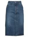 Ami Alexandre Mattiussi Woman Denim Skirt Blue Size 27 Cotton In Blue